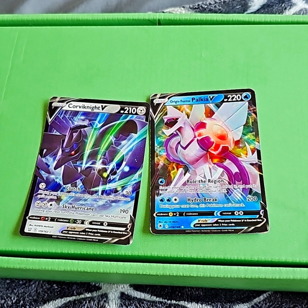Two Pokémon cards